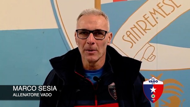 Calcio. Vado, campanello d'allarme dopo il tonfo di Sanremo. Sesia: "Partita chiusa dopo il 2-0, bisogna resettare e ripartire da zero" (VIDEO)