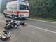 FOTO. Moto contro auto sulla provinciale tra Jerago e Albizzate, 17enne portato in ospedale. Traffico in tilt