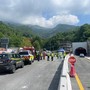 Scontro tra un pullman e un mezzo pesante: testato il Piano di Soccorso Binazionale del tunnel di Tenda (Foto)