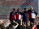 Sanremo, i campioni sono qui: piazzale Dapporto invaso da bambini per Panatta, Graziani, Lucchetta e Castrogiovanni (Foto e video)