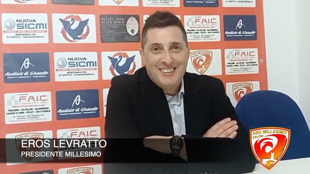 Calcio, Millesimo. Il presidente Levratto rilancia subito: &quot;Vicinissimi all'Eccellenza, con uno sponsor possiamo puntare alla D&quot; (VIDEO)