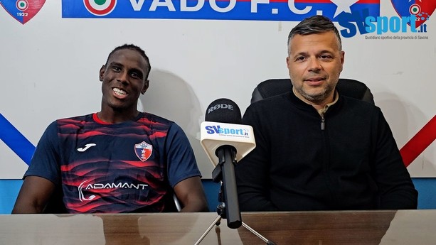 Calcio, Vado. Sorriso doppio in conferenza stampa per il ds Mancuso e Enock Barwuah: "Abbiamo di nuovo dimostrato il valore della nostra squadra" (VIDEO) Calcio, Vado. Sorriso doppio in conferenza stampa per il ds Mancuso e Enock Barwuah: "Abbiamo di nuovo dimostrato il valore della nostra squadra" (VIDEO)