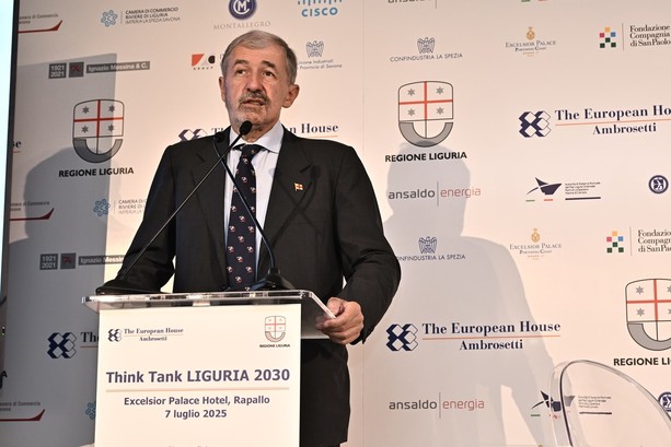 Al Think Tank 2030 la ricetta di Bucci per Genova e la Liguria: “Acceleriamo su idroelettrico, gigafactory e agenzia per il nucleare”