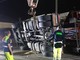 Isola d'Asti: camion si ribalta nella notte e perde parte del carico (FOTO) Isola d'Asti: camion si ribalta nella notte e perde parte del carico (FOTO)