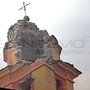 Violento temporale in alta Valle Argentina: un fulmine colpisce il campanile della chiesa di Corte (Foto)
