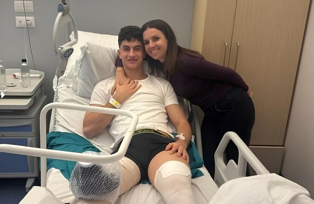 Calcio | Via alla riabilitazione per Joi Nuredini: "Lavorerò ogni giorno per tornare più forte di prima"