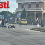 Incidente in via Lanero a Nizza Monferrato: scontro tra moto e auto [Articolo in aggiornamento]