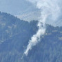Sotto controllo l'incendio a Elva: interessati 2.500 metri quadrati di superficie boschiva