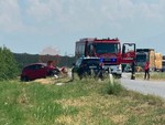 Grave incidente sulla Provinciale 161 a Falicetto: soccorsi al lavoro, strada chiusa Grave incidente sulla Provinciale 161 a Falicetto: soccorsi al lavoro, strada chiusa