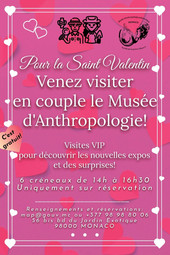 San Valentino al Museo d’Anthropologie: un’esperienza VIP in coppia