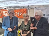 Luciana Littizzetto guida la protesta: "La Rai di Torino non si vende" [FOTO]