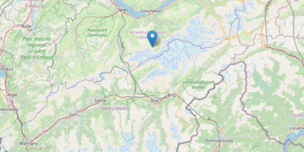 Terremoto di magnitudo 3.9 non lontano dal confine italiano del Verbano Cusio Ossola con la Svizzera
