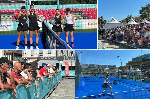 Sanremo, al via le finali del Padel Tour Finals: il pomeriggio si accende con le sfide femminili e maschili (Foto)