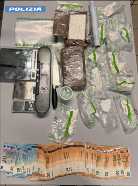 Moncalieri, trovati in possesso di oltre 3 kg di cocaina pronta per lo spaccio: arrestati in due