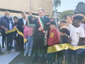 Una piazza per basket e calcio, oltre ad una nuova palestra: a Falchera inaugurato KICK OFF