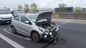 Scontro in tangenziale tra Torino e Collegno: traffico in tilt