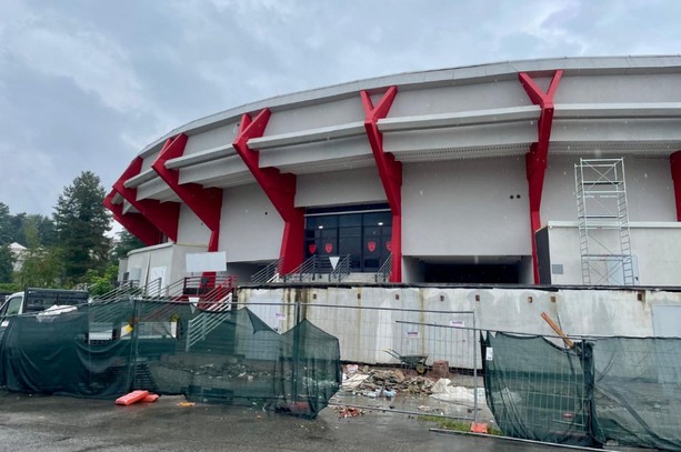 Itelyum Arena, primo lotto in via di completamento: per l'esordio in campionato il cantiere sarà finalmente chiuso