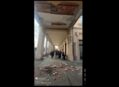 Tragedia sfiorata ad Alba: soffitto crolla sotto i portici di via Roma [VIDEO]