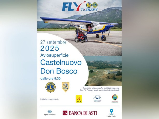 Volare oltre la disabilità: a Castelnuovo Don Bosco torna l'appuntamento con la Fly Therapy