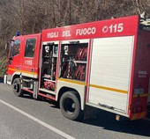 Garessio, incendio di sterpaglie a Trappa: domato Vigili del Fuoco prima che raggiungesse il bosco Garessio, incendio di sterpaglie a Trappa: domato Vigili del Fuoco prima che raggiungesse il bosco