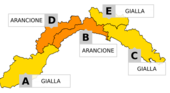 Maltempo, modificata l'allerta: diventa arancione nel centro-levante savonese e in Val Bormida Maltempo, modificata l'allerta: diventa arancione nel centro-levante savonese e in Val Bormida