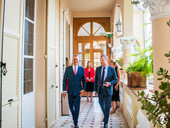 Prima visita ufficiale del Ministro di Stato Christophe Mirmand in Municipio