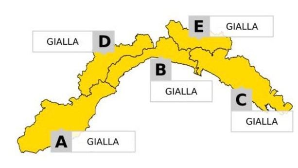 Torna il maltempo nel savonese: allerta gialla per temporali