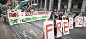 &quot;Trump e Netanyahu Nobel per il genocidio&quot;: partita la manifestazione da Porta Nuova [FOTO]