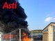 Incendio in un capannone  a Isola d’Asti, intervento rapido dei Vigili del Fuoco