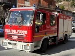 Incendio a Lisio: in fiamme una caldaia a legna