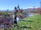Incendio di sterpaglie a Bricherasio: intervengono i Vigili del fuoco Incendio di sterpaglie a Bricherasio: intervengono i Vigili del fuoco