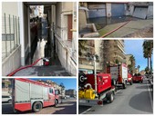 Cantine, scantinati e garage allagati a Ventimiglia: passeggiata Oberdan chiusa al transito (Foto e video)