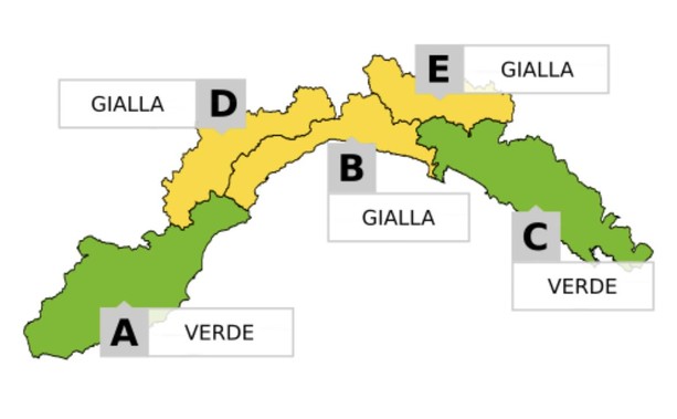 Arriva la neve nell'entroterra savonese: Arpal dirama l'allerta gialla
