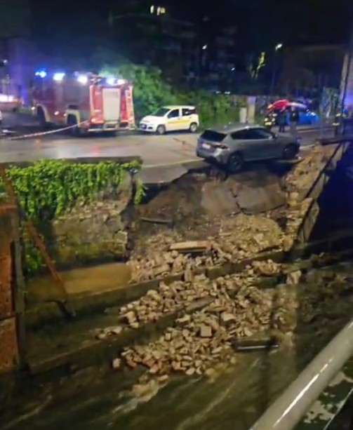 Piove a dirotto, allerta arancione in Granda: ci sono le prime criticità