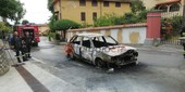 Niella Tanaro, auto in fiamme in via XX Settembre