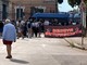 Presidio di Genova Antifascista ad Albaro in attesa dell'arrivo Vannacci