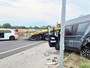 Scontro tra auto e camper sulla Statale 231, strada bloccata a Centallo Scontro tra auto e camper sulla Statale 231, strada bloccata a Centallo