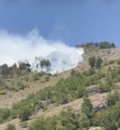 Nuovo incendio in Valle Gesso: fiamme sulle alture di Entracque [VIDEO]