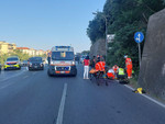 Finale, doppio schianto sulla Sp490: scontro dal ponte di ferro e dal ponte di Porta Testa, tre feriti