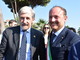 Termina a Ventimiglia il 'Bucci day': incontro e foto di rito sul Roya per la presentazione del progetto passerella (Foto)
