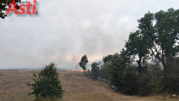 Paura in frazione Valterza: incendio minaccia le abitazioni, fiamme a un metro dalle case. Il racconto drammatico di Mauro Cuniberti [FOTO E VIDEO]