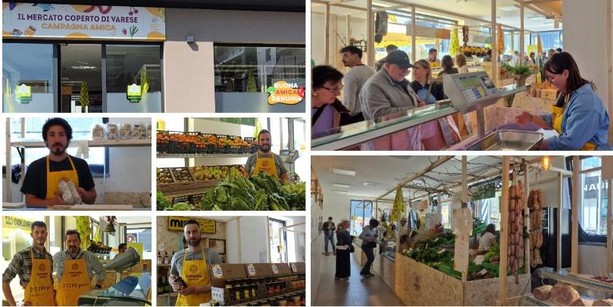 FOTO. &quot;Cose buone, buone persone&quot;: Varese ritrova un pezzo della sua storia con il nuovo mercato coperto di viale Valganna. «La campagna arriva in città»