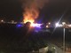 Incendio alla Ciesse Flower di Taggia: camion avvolti e distrutti dalle fiamme (foto e video)
