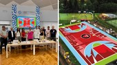 Un tocco d’arte per un luogo iconico della palla a spicchi varesina: presentato il progetto di rifacimento per il playground del Campus