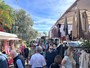 Sanremo, il lungomare si riempie di turisti per la Fiera di San Romolo: bancarelle e visitatori nel cuore della città (Foto)