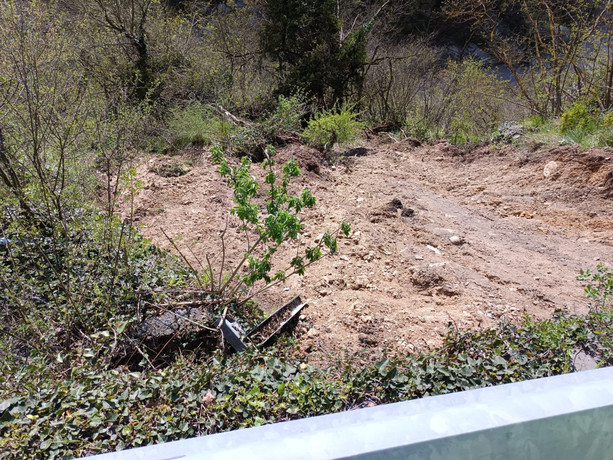 MALTEMPO/ Frana a Ceva in località Mombrignone, lungo la statale 28