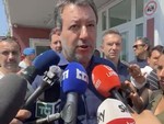 Sentenza Roggero, Salvini all'uscita di Bollate: "Non passerà anni in carcere, Lega pronta a candidarlo e sostenerlo economicamente" [VIDEO]