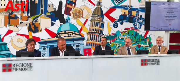 Festival delle Sagre e Douja d'or: dopo il Palio si entra nel cuore del Settembre astigiano con la presentazione in Regione. Creata la Cantina delle Sagre