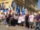 Venaria blindata per i ministri stranieri, protesta in piazza Vittorio: &quot;Soldi a cibo e precari, non per comprare armi&quot; [VIDEO e FOTO]
