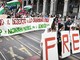 &quot;Trump e Netanyahu Nobel per il genocidio&quot;: partita la manifestazione da Porta Nuova [FOTO]